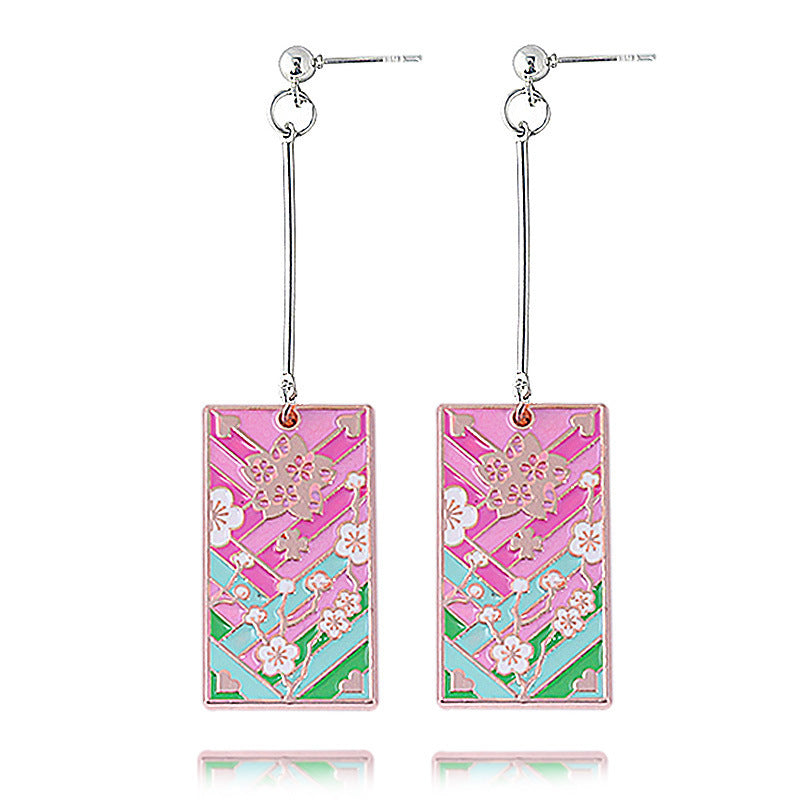 Chic Anime Tanjiro Cosplay Earrings