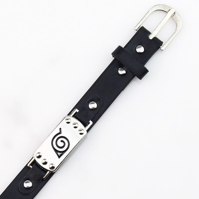 Punk Anime Leather Bracelet