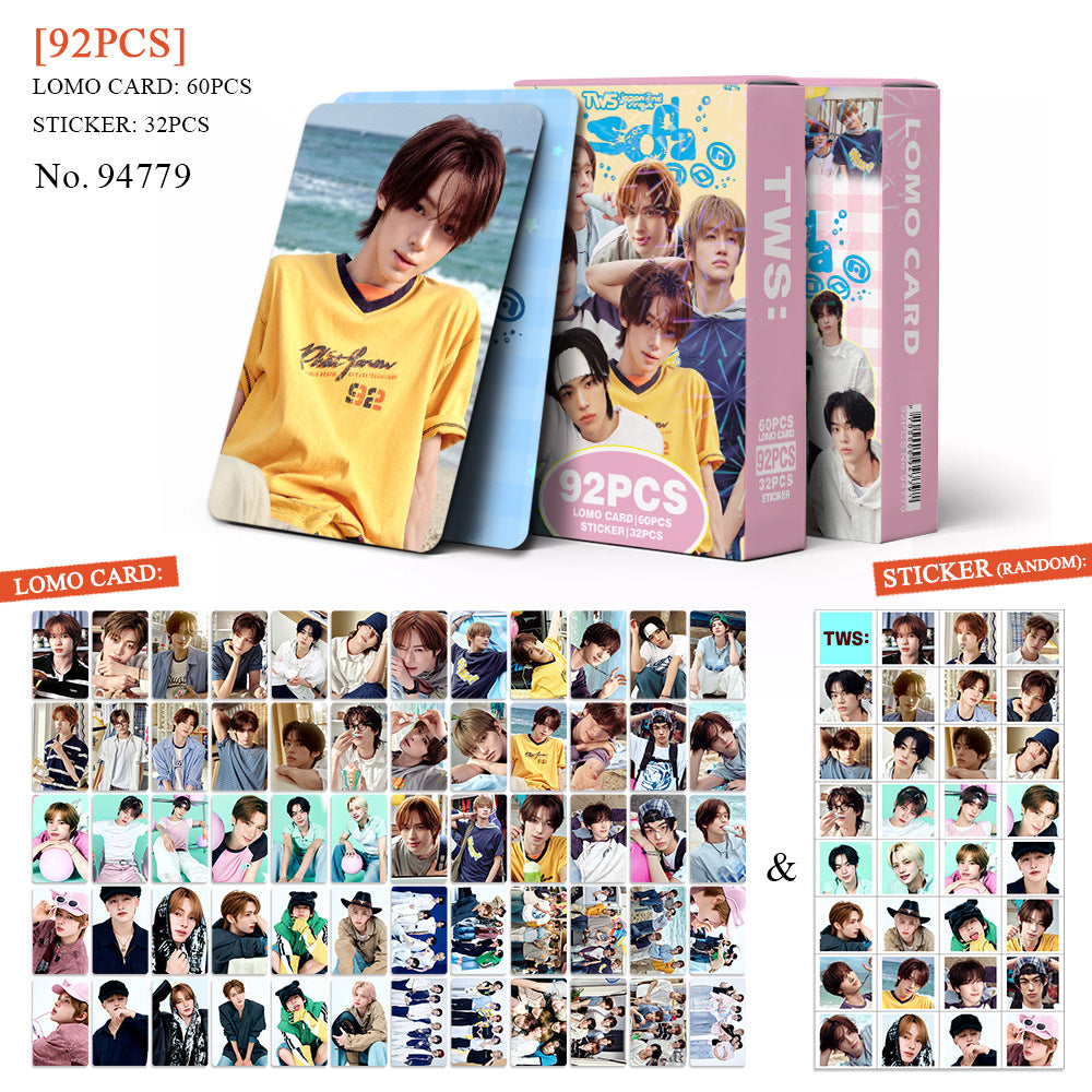 92PCS TWS Single "SODA SODA" Photocard Sticker