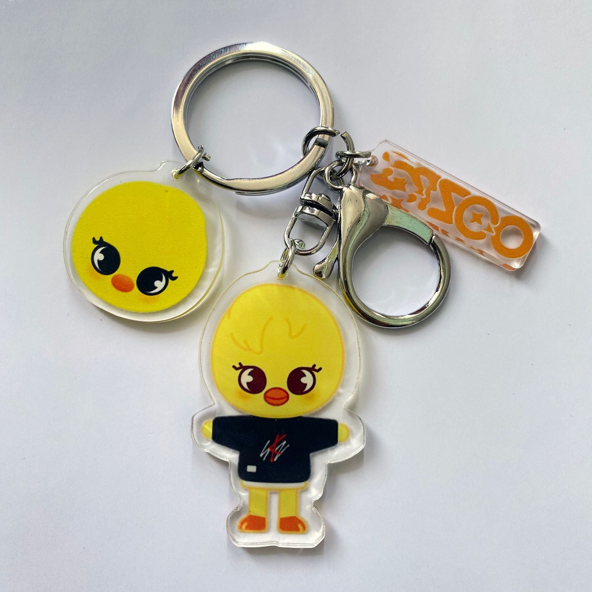 Kpop Cartoon Acrylic Double-sided Keychain
