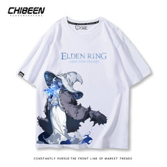 Men's and Women's Game Print Cotton T-shirt