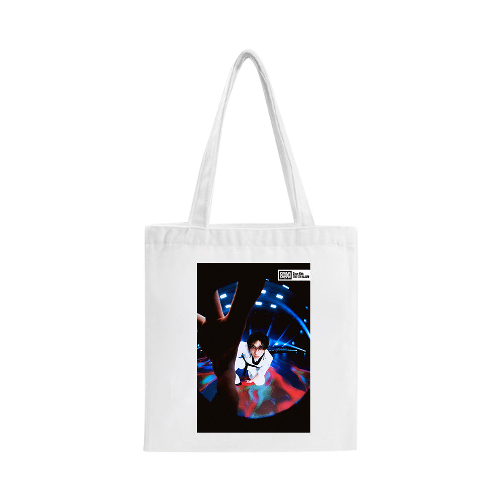 KPOP KARMA Poster Canvas Tote Handbag
