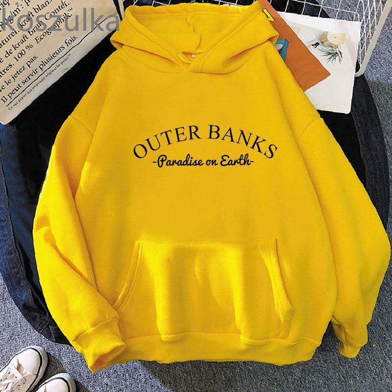Trendy Casual Letter Printed Long-sleeved Hoodie