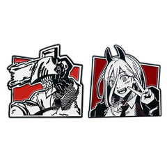 Comic Style Brooch Metal Badge