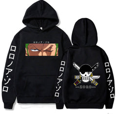 Unisex Trendy Zoro Printed Pullover Hoodie