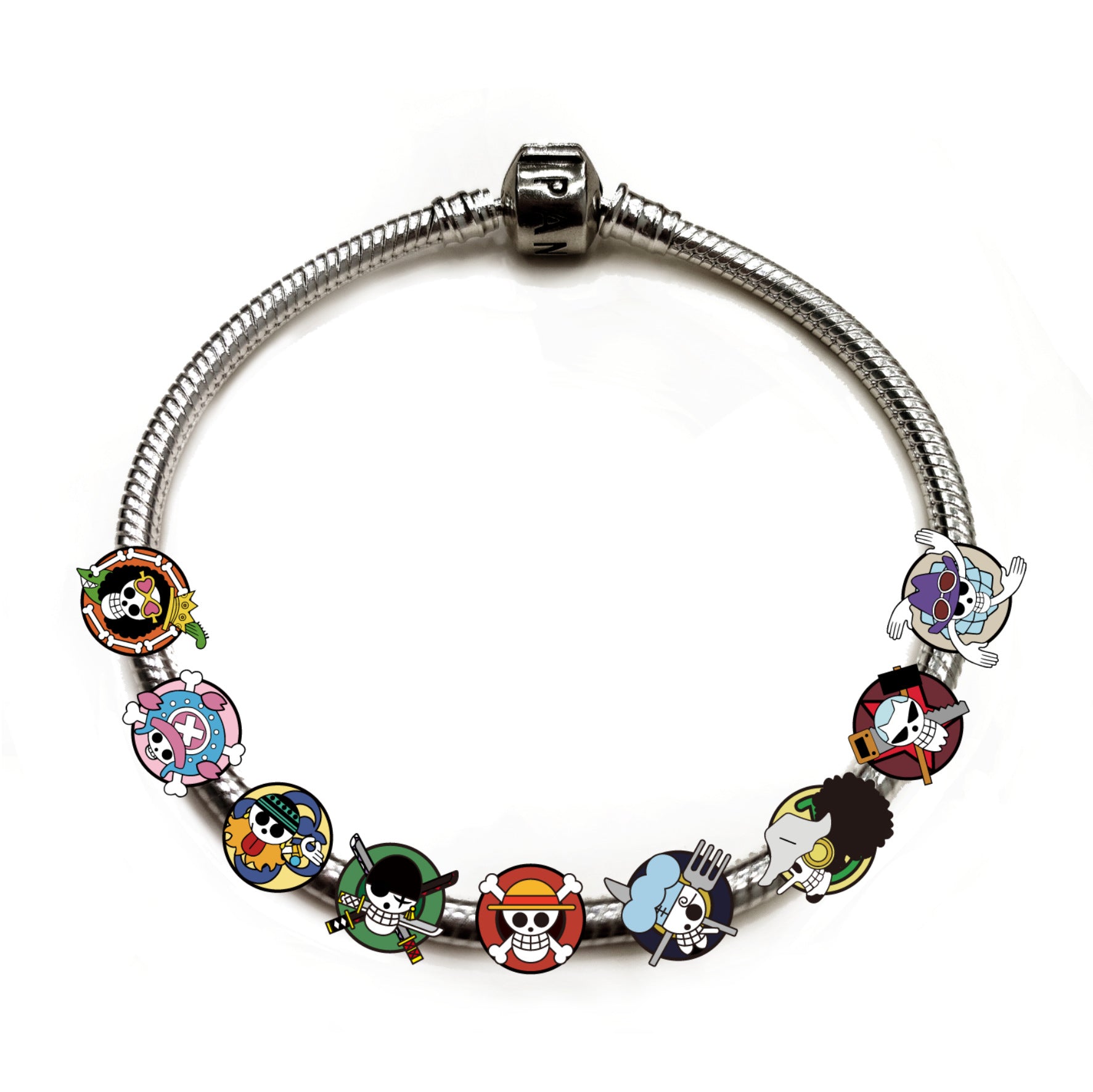 Chic Anime Skull Beaded Bracelet