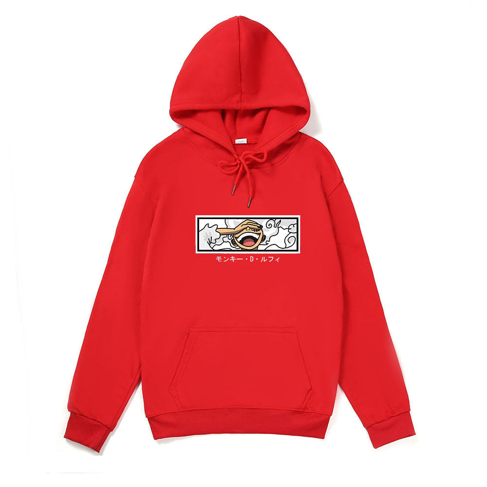 Casual Men's Luffy GEAR 5 Loose Hoodie