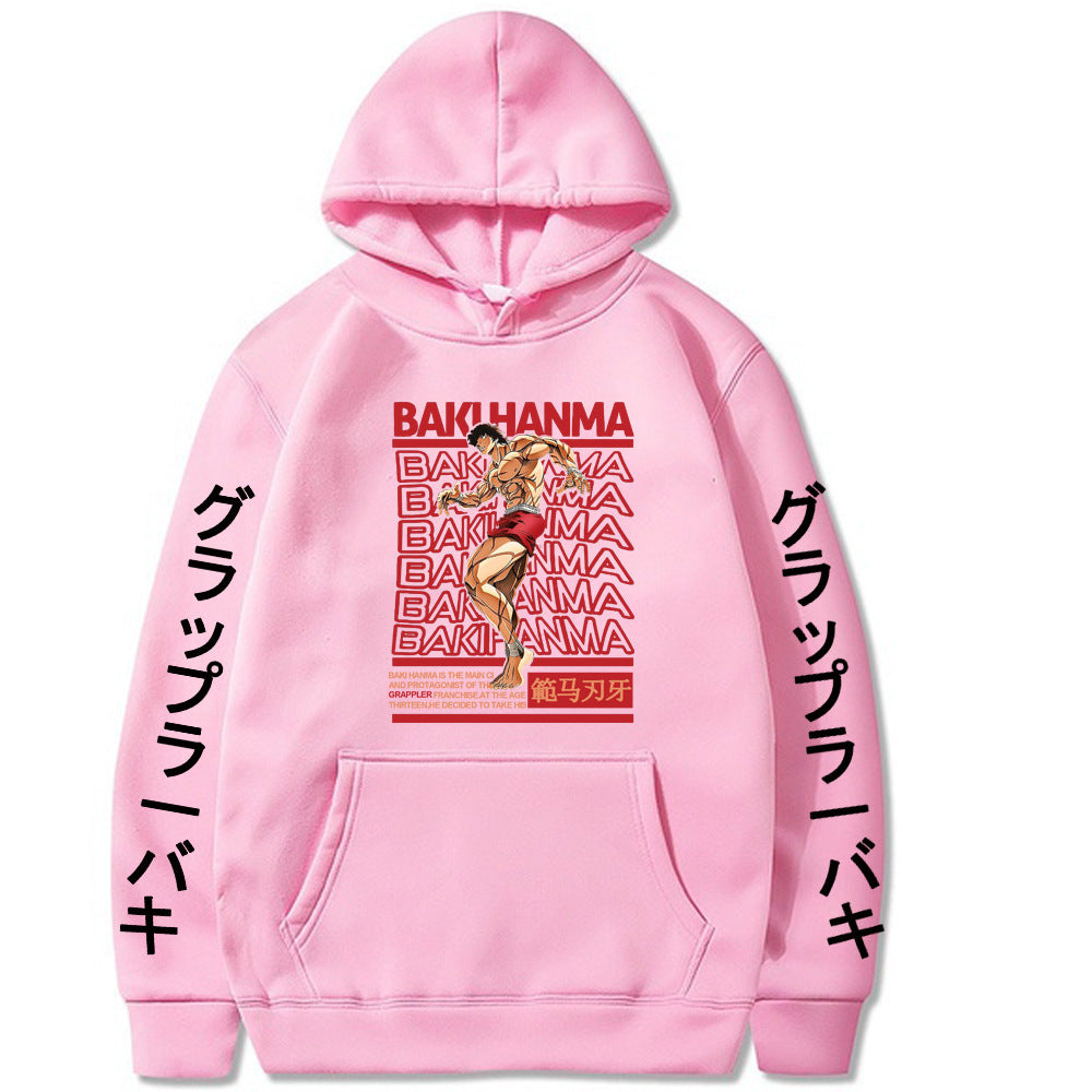 Unisex Baki Hanma Graphic Loose Hoodie