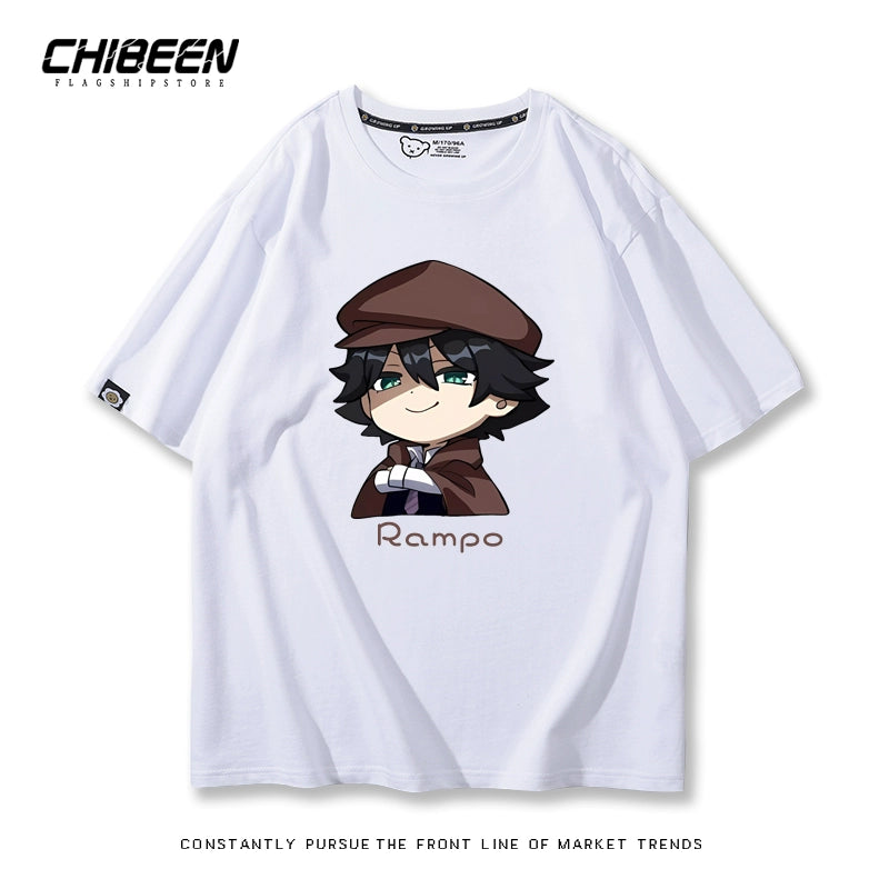 Men's and Women's Rampo Anime Short-sleeved T-shirt