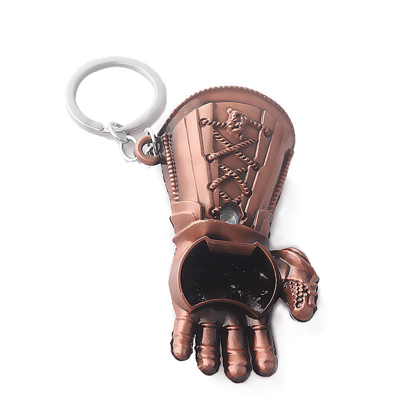 Thanos Glove Bottle Opener Keychain Pendant
