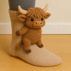 3D Knitting Animal Socks