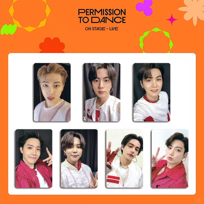 Permission to Dance ON STAGE Photocard 7pcs