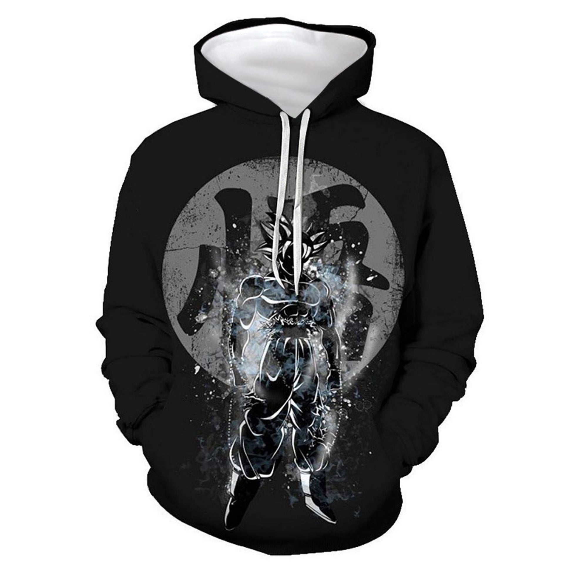 Unisex Anime Goku Digital Print Sports Hoodie