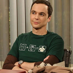 Sheldon Same Green Lantern Short-sleeved T-shirt