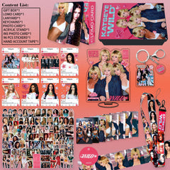 KATSEYE WILD Photocard Sticker Lanyard Gift Box