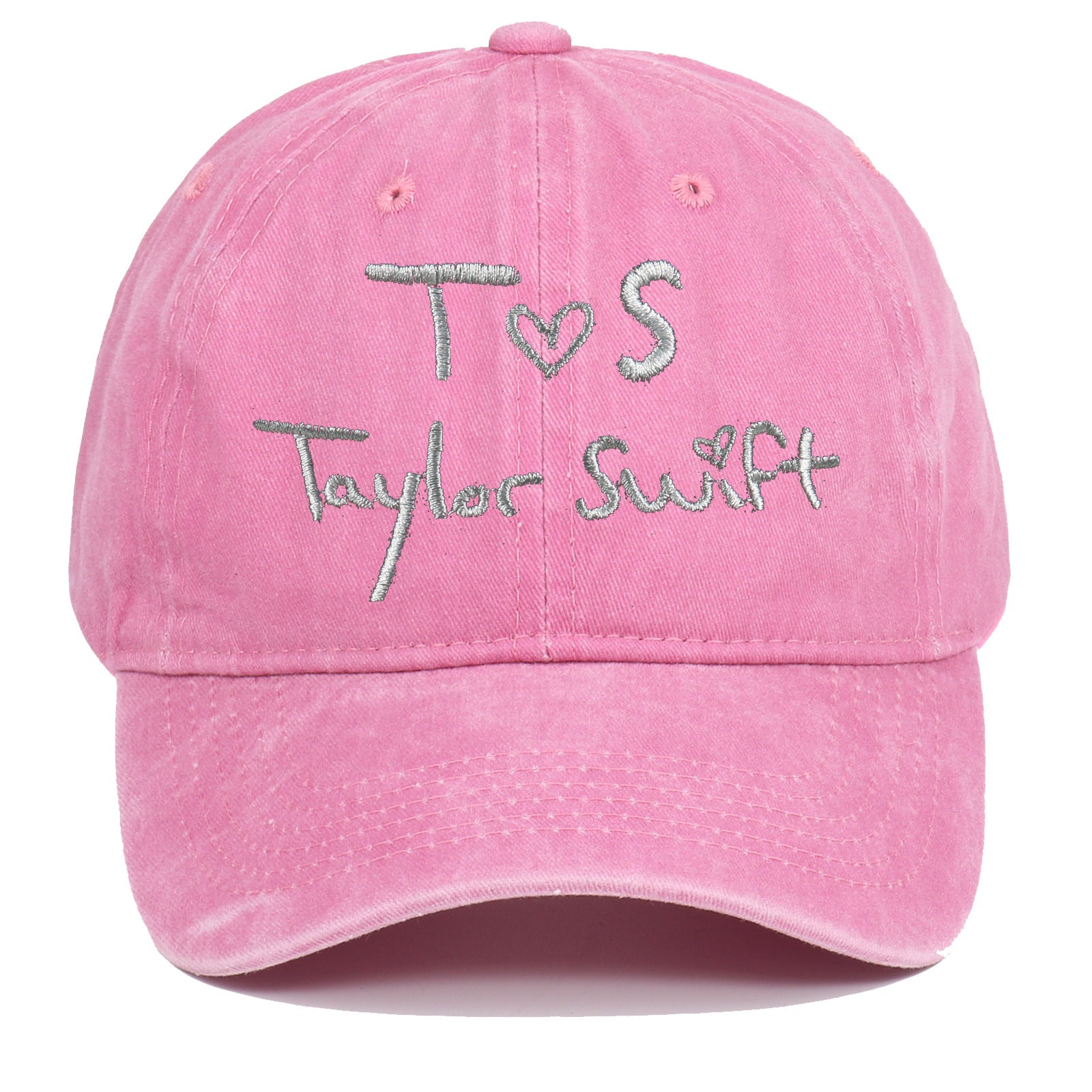 Taylor Embroidered Washed Baseball Cap