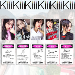 KiiiKiii UNCUT GEM Photocard Collection
