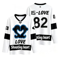 H2H 15-LOVE Printed Long-sleeved Jersey Top