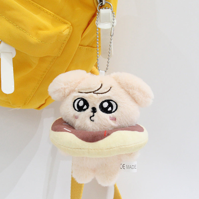 Creative KPOP Cartoon Donut Plush Toy Pendant