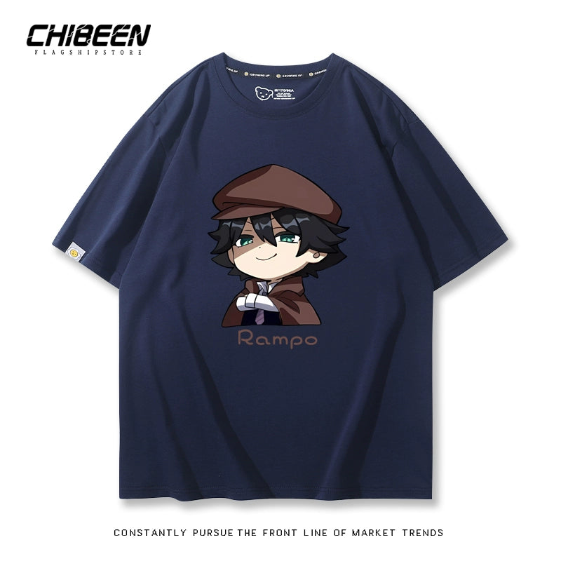 Men's and Women's Rampo Anime Short-sleeved T-shirt