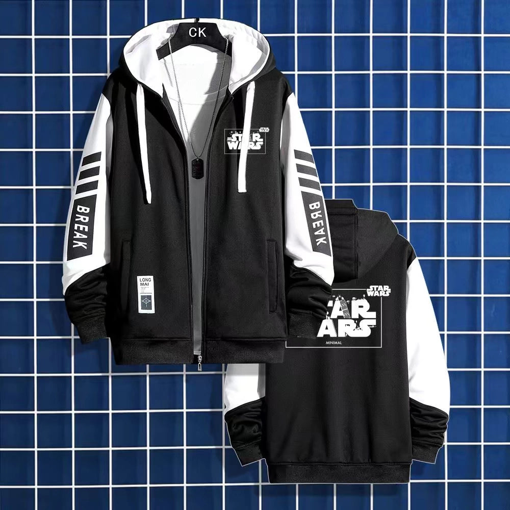Mandalorian Zip Up Hooded Loose Jacket