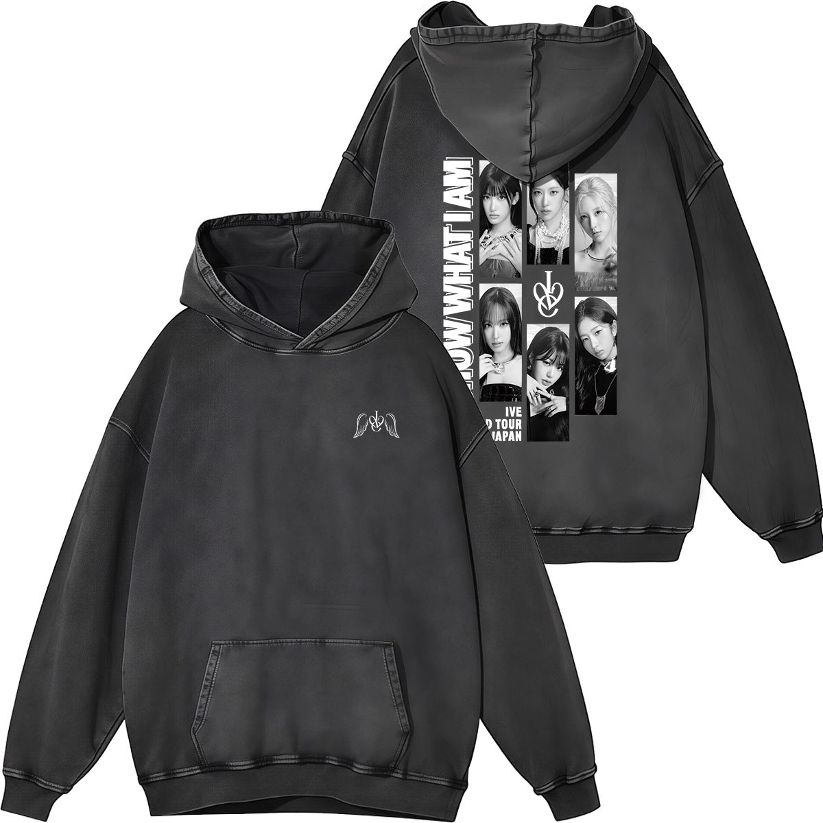 Vintage IVE SHOW WHAT I AM Cotton Washed Hoodie