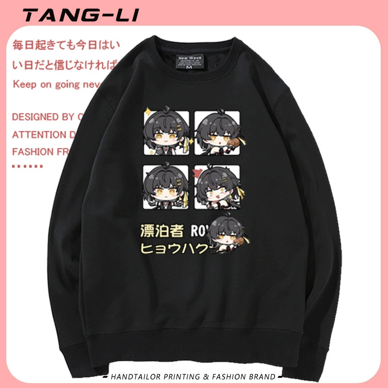Unisex Game Pattern Crew Neck Sweatshirt