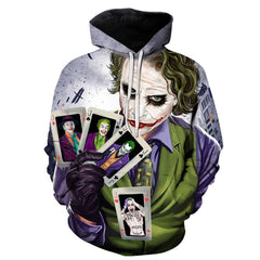 Trendy Joker 3D Printed Men's Cosplay Hoodie