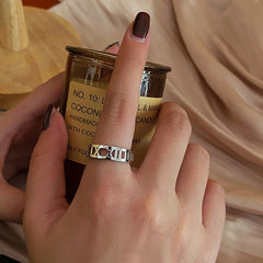 Seventeen Logo Hollow Ring