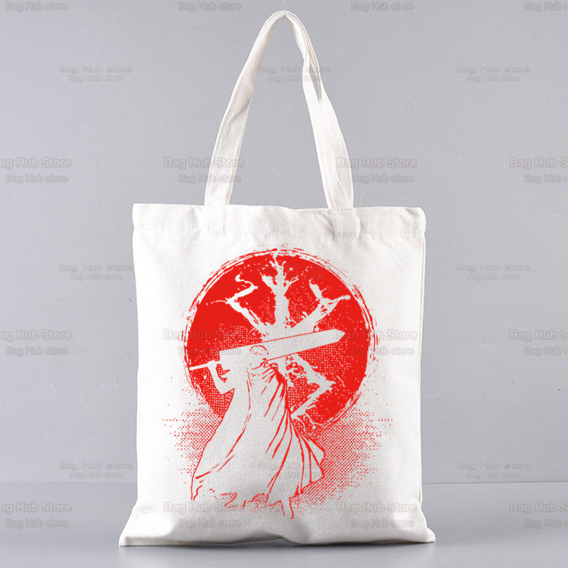 Guts Anime Printed Canvas Tote Bag