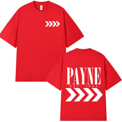 Unisex Liam Letter Print Crew Neck T-Shirt