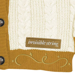 Taylor Invisible String Striped Knitted Cardigan