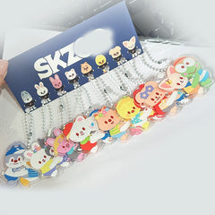SKZ Collab Acrylic Pendant Keyring Set