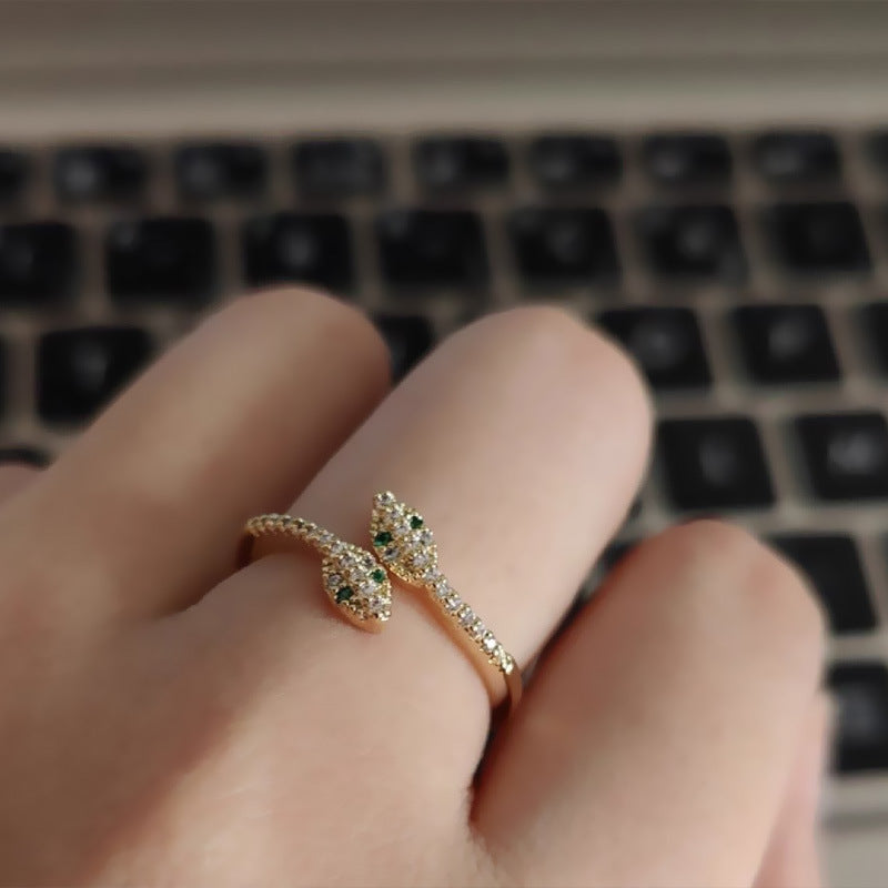 Women's Luxury Double Serpentine Ring