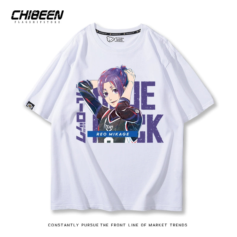 Casual Anime Short Sleeve Summer Cotton Tee