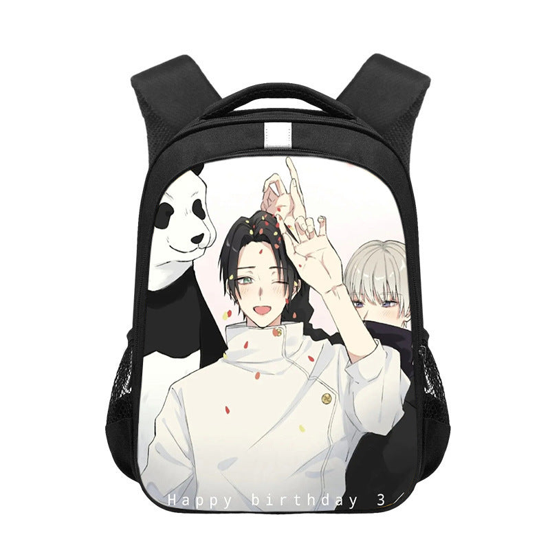 Cute Children's Anime Printed School Backpack