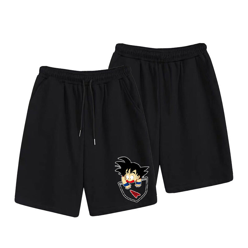 Men's Anime Loose Sports Leisure Shorts