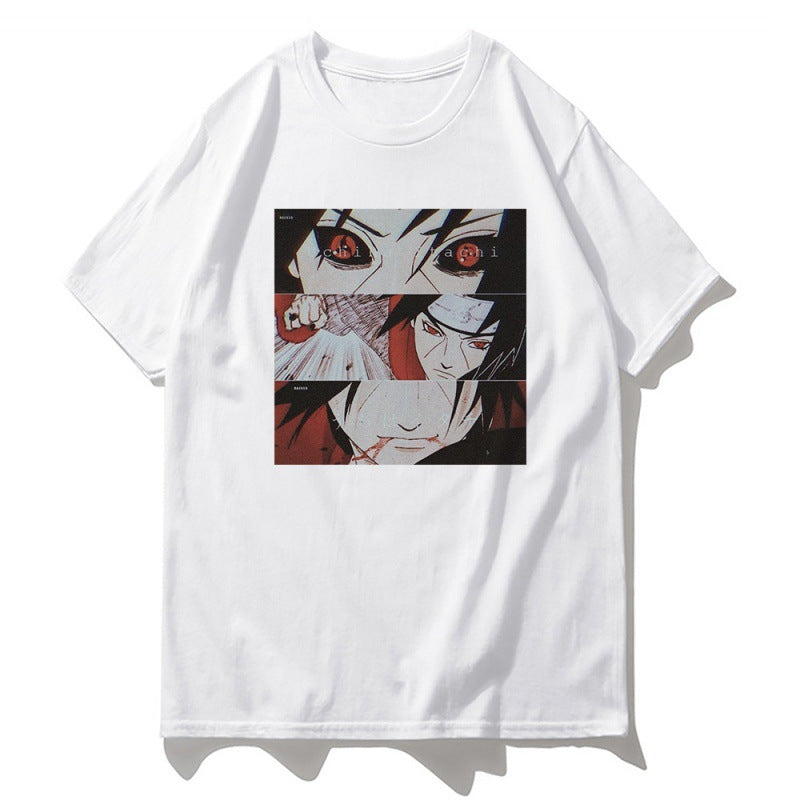 Unisex Anime Pattern Casual Short-sleeved T-shirt