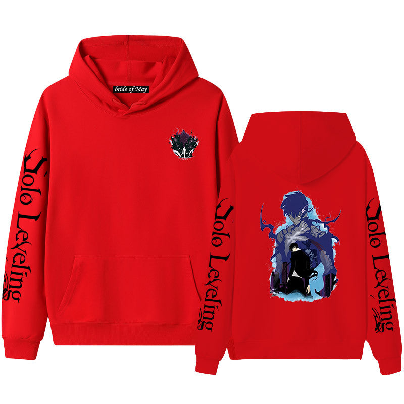 Trendy Anime Graphic Print Hoodie