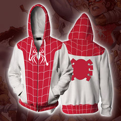 Cool Spider Universe Cosplay Men's Zipper Hoodie