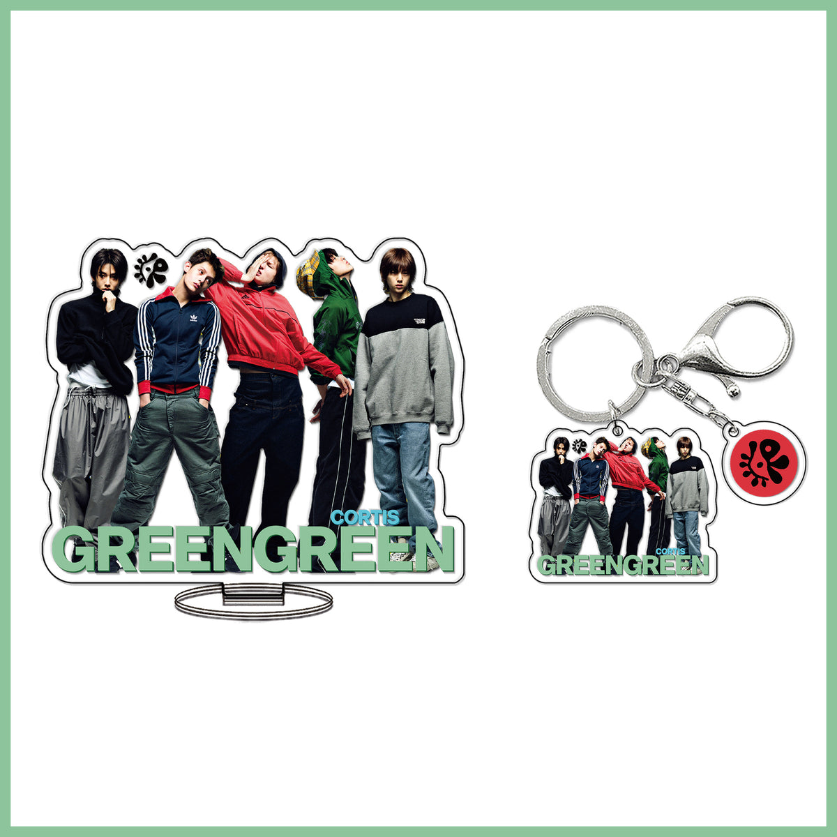 CORTIS GREENGREEN Desktop Ornament Keychain