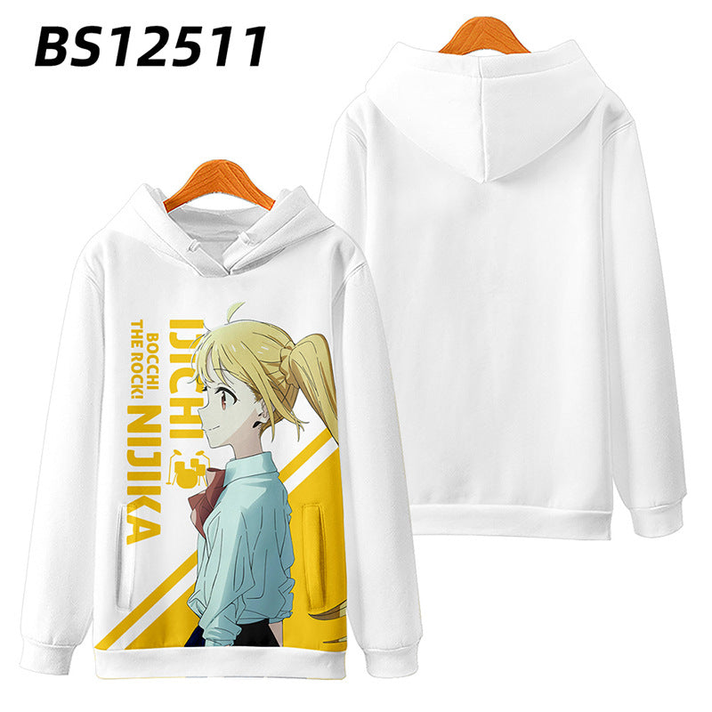 Trendy Anime Bocchi Cosplay Pullover Hoodie