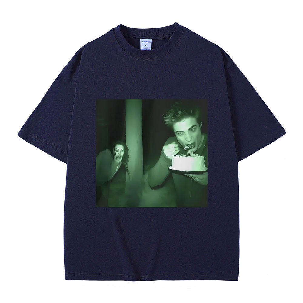 Funny Twilight Edward and Bella Print Tee