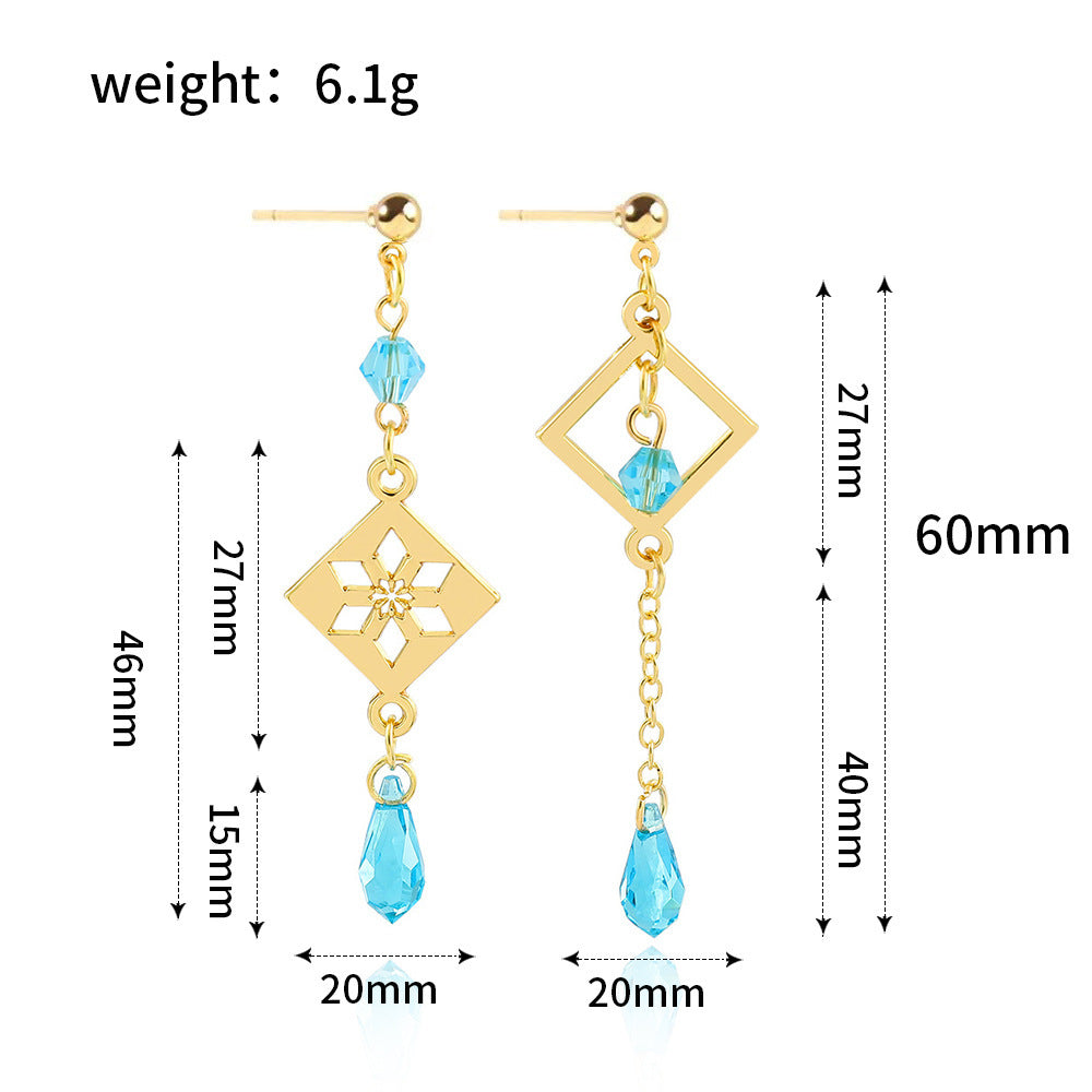 Trendy Seven Elements Game Earrings
