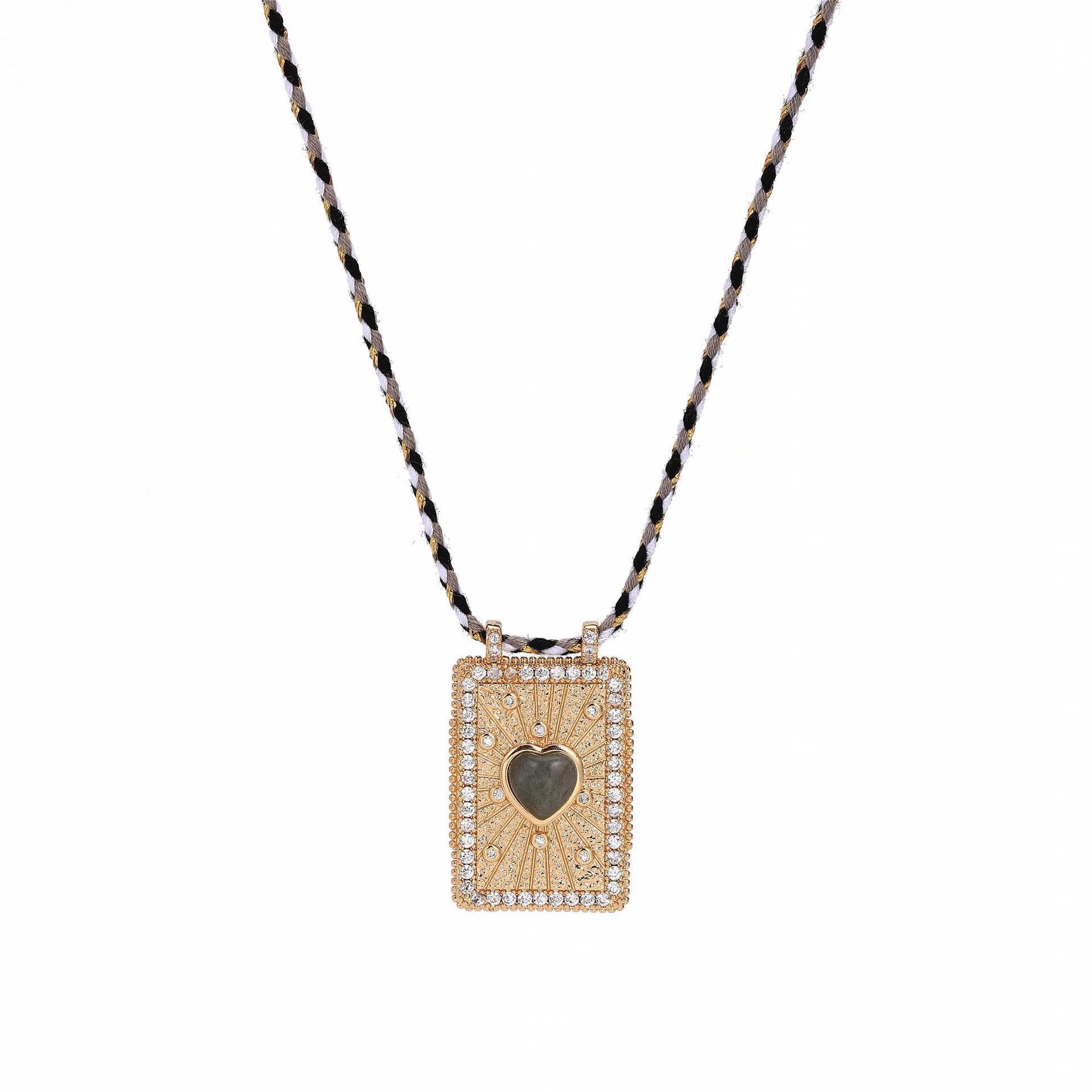 Bohemian Style Tarot Card Necklace