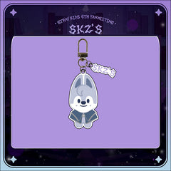 "SKZ" Cartoon Acrylic Keychain Pendant