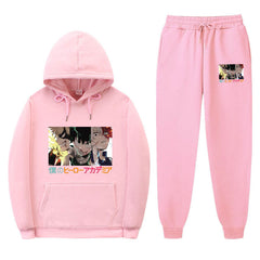 Unisex Casual Anime Graphic Sports Hoodie Pants Suit