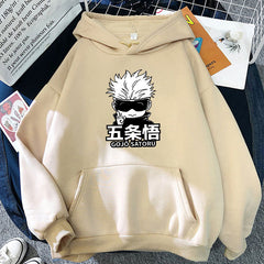 Unisex Anime Printed Casual Loose Hoodie