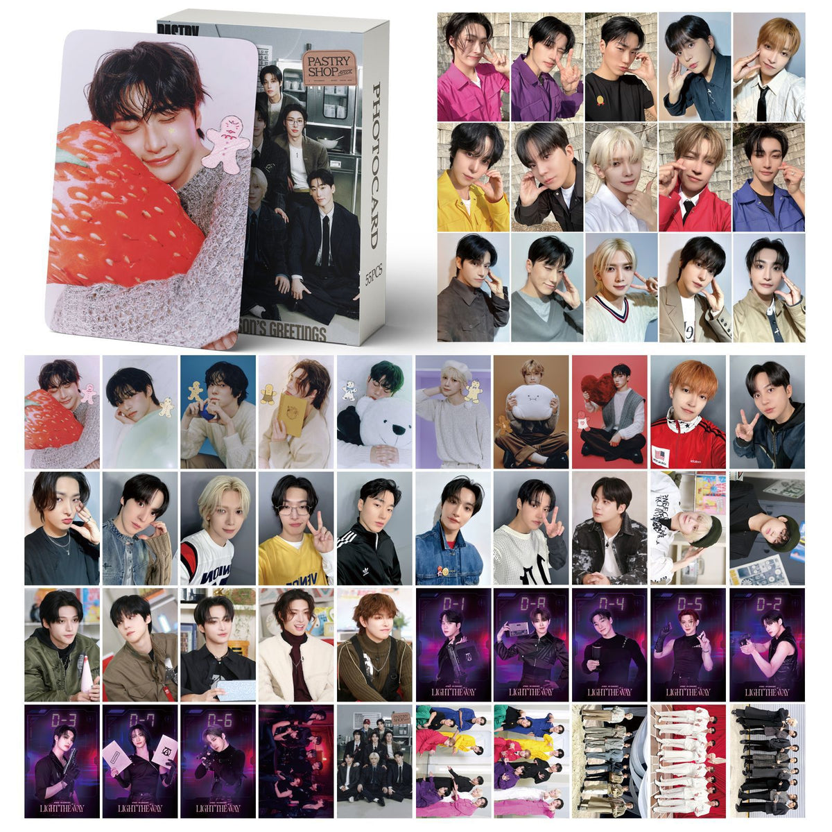 55PCS PASTRY SHOP 2026 SEASON'S GREETINGS Photocard