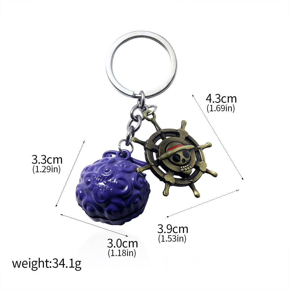 Cute Devil Fruit Keychain Pendant